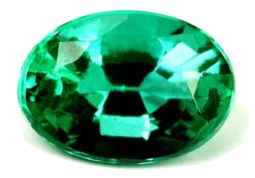 0.42 carat GREEN Oval Smaragdas (1)