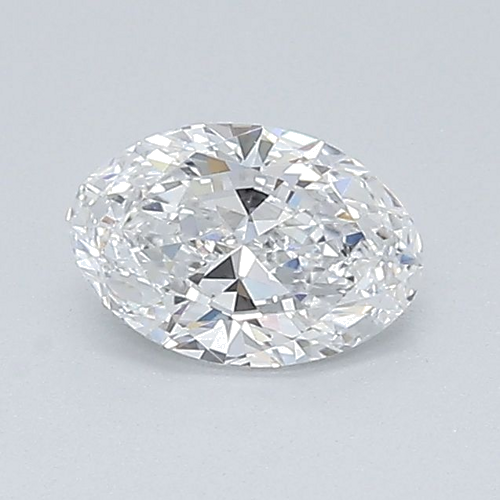 0.5 carat D-VS2 Natūralus Oval Deimantas (1)