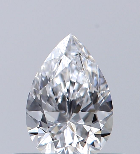 0.3 carat D-IF Natūralus Pear Deimantas (1)