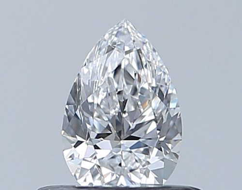 0.4 carat D-VVS2 Natūralus Pear Deimantas (1)