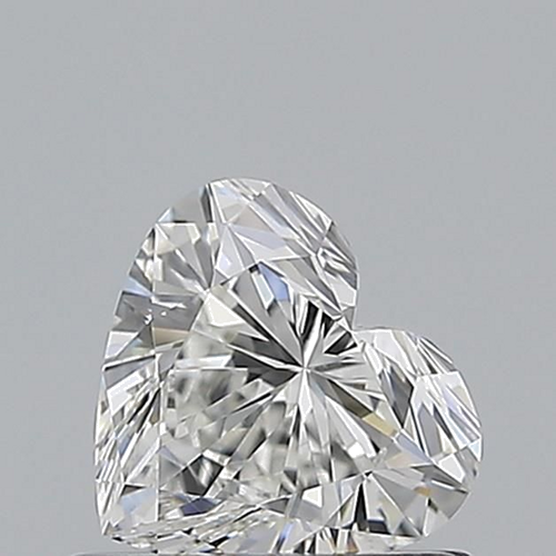 0.62 carat G-VVS2 Natūralus Heart Deimantas (1)