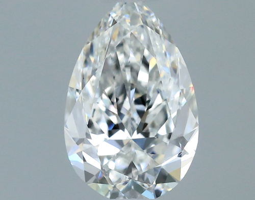 0.5 carat F-VS1 Natūralus Pear Deimantas (1)