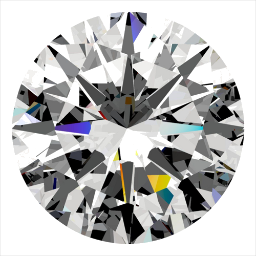 0.3 carat F-VS1 Very Good cut Natūralus Round Deimantas (1)