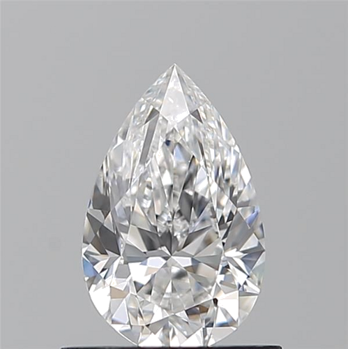 0.7 carat D-VS2 Natūralus Pear Deimantas (1)