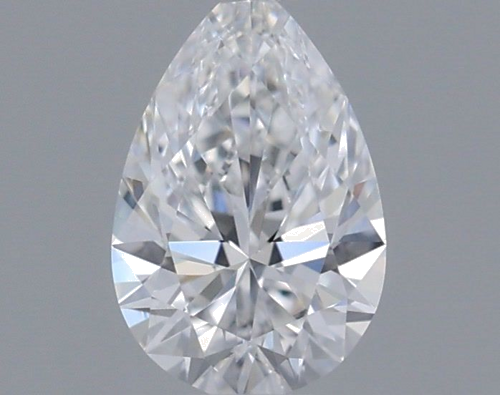 0.3 carat D-VVS1 Natūralus Pear Deimantas (1)