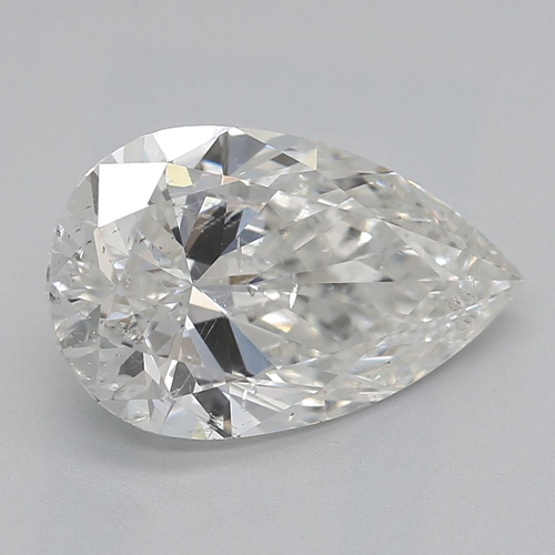 1.82 carat H-SI2 Natūralus Pear Deimantas (1)