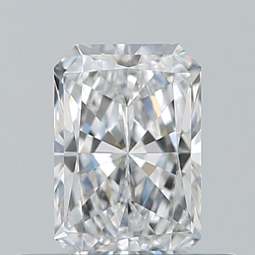 0.5 carat D-VVS2 Natūralus Radiant Deimantas (1)