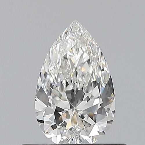 0.5 carat F-VS1 Natūralus Pear Deimantas (1)