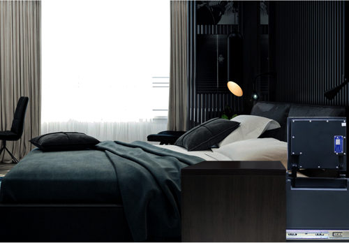 Огнестойкий скрытый сейф Griffon FSL.45.E (45 кг) (17)