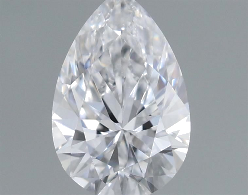 0.3 carat D-VVS1 Natūralus Pear Deimantas (1)