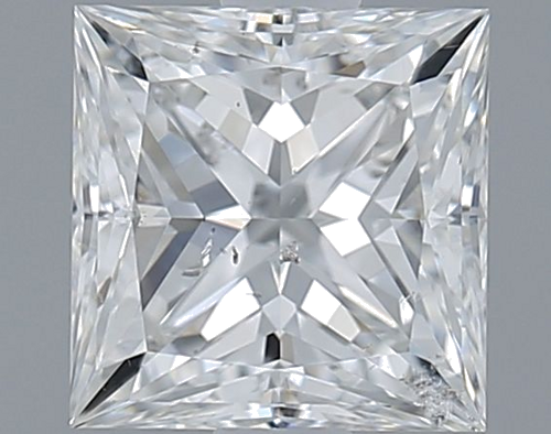 1.01 carat F-SI2 Natūralus Princess Deimantas (1)
