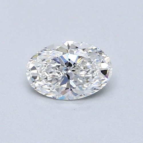 0.5 carat F-SI1 Natūralus Oval Deimantas (1)