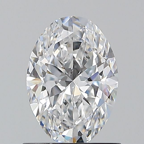 0.9 carat D-SI1 Natūralus Oval Deimantas (1)