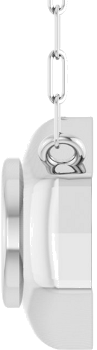 Pakabukas „Bezel-Set Solitaire“ 925 Sidabro Round 7mm (3)