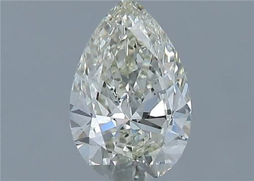 0.6 carat K-VS1 Natūralus Pear Deimantas (1)
