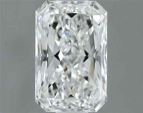 0.51 carat E-VVS1 Natūralus Radiant Deimantas (1)