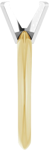 Sužadėtuvių Žiedas „Solitaire“ 585 Baltojo Ir Geltonojo Aukso Oval 8mm x 6mm (4)