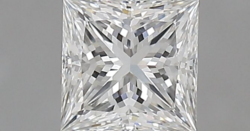 0.61 carat G-VVS1 Natūralus Princess Deimantas (1)