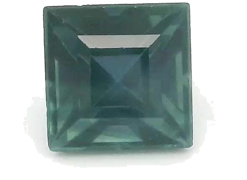 0.5 carat BLUE STEP cut Square Safyras (1)