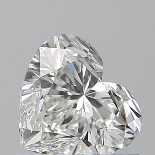 0.75 carat H-VVS2 Natūralus Heart Deimantas (1)