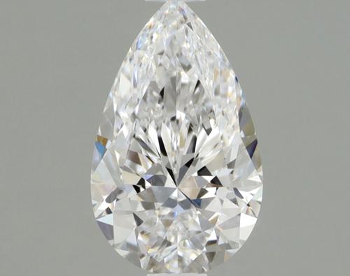 0.6 carat D-VS1 Natūralus Pear Deimantas (1)