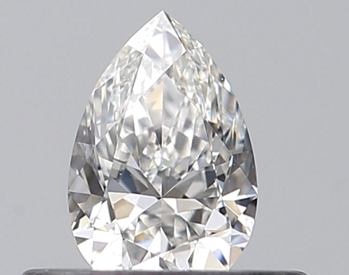 0.3 carat F-VS2 Natūralus Pear Deimantas (1)