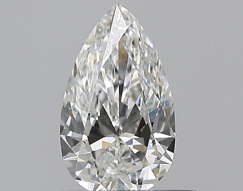 0.4 carat F-SI1 Natūralus Pear Deimantas (1)