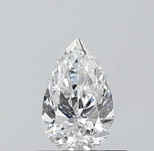 0.4 carat E-SI2 Natūralus Pear Deimantas (1)