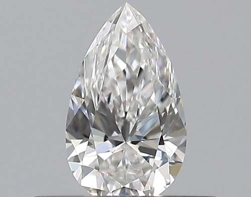 0.31 carat F-VVS1 Natūralus Pear Deimantas (1)