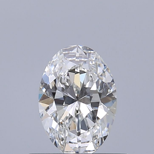 0.5 carat F-VVS1 Natūralus Oval Deimantas (1)