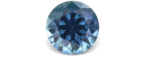 0.64 carat BLUE Round Safyras (1)
