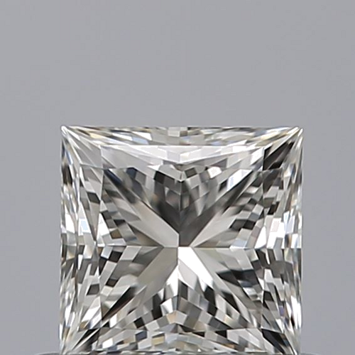 0.53 carat G-VVS1 Natūralus Princess Deimantas (1)