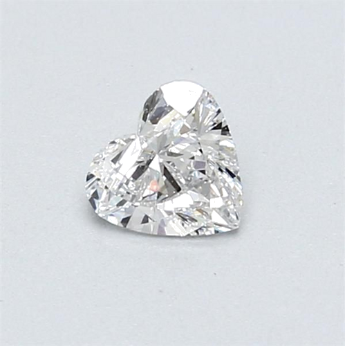 0.38 carat D-VVS1 Natūralus Heart Deimantas (1)