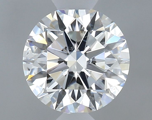0.5 carat F-SI1 Excellent cut Natūralus Round Deimantas (1)