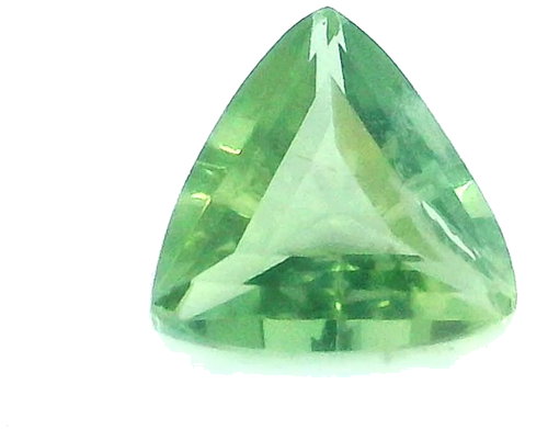 0.52 carat GREEN Triangular Safyras (1)