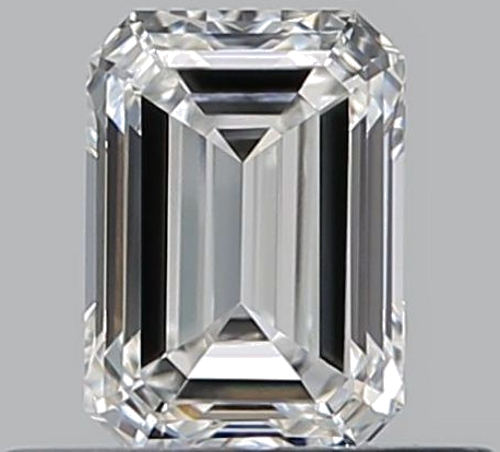 0.51 carat F-VVS2 Natūralus Emerald Deimantas (1)