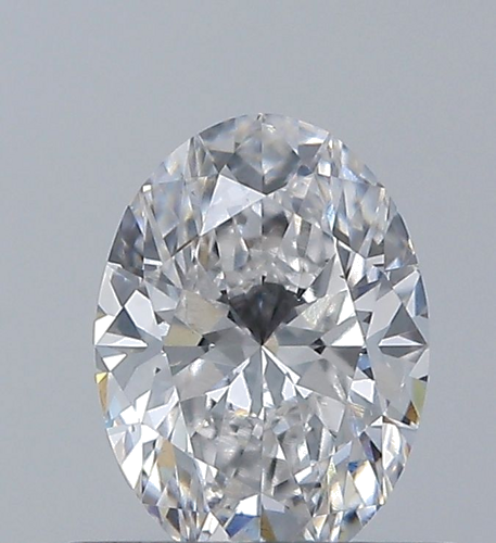 0.5 carat E-SI1 Natūralus Oval Deimantas (1)