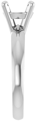 Sužadėtuvių Žiedas „Solitaire“ 14k white gold Round 8mm (4)