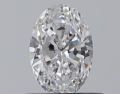 0.46 carat D-VVS1 Natūralus Oval Deimantas (1)