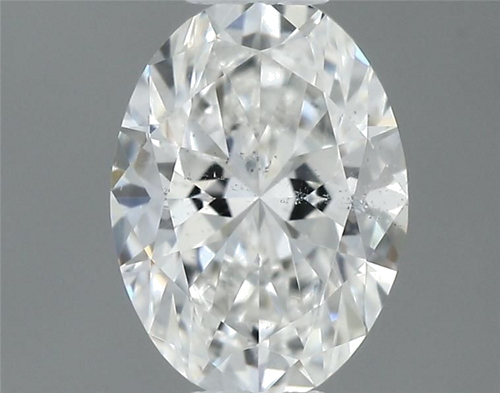 0.3 carat F-SI2 Natūralus Oval Deimantas (1)