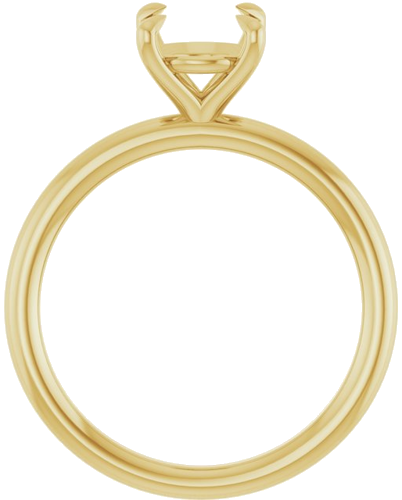 Sužadėtuvių Žiedas „Claw-Prong Solitaire“ 14k yellow gold Round 7.4mm (2)
