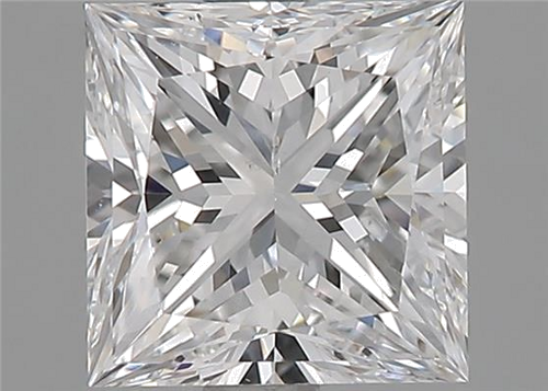 1.54 carat D-SI1 Natūralus Princess Deimantas (1)
