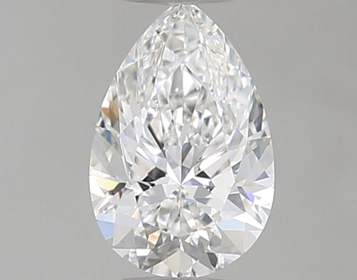 0.4 carat E-VVS2 Natūralus Pear Deimantas (1)