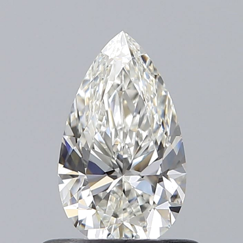 0.58 carat H-VVS1 Natūralus Pear Deimantas (1)