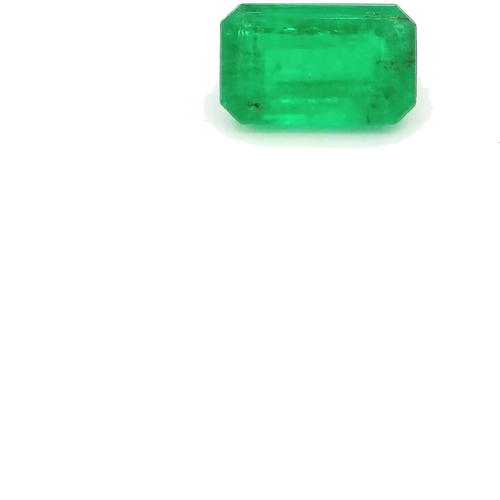 0.4 carat GREEN STEP cut Emerald Smaragdas (1)