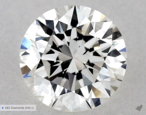 0.51 carat G-VVS2 Excellent cut Natūralus Round Deimantas (1)