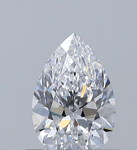 0.5 carat D-VS2 Natūralus Pear Deimantas (1)