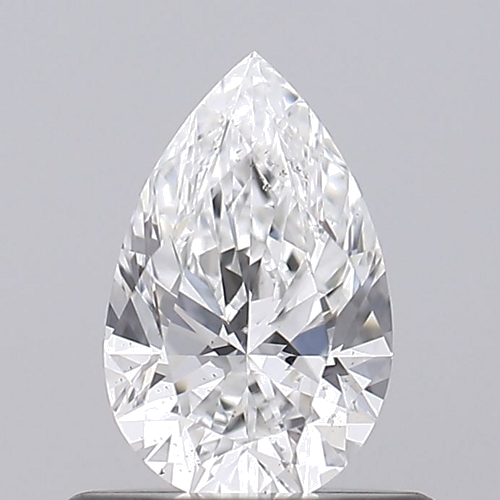 0.5 carat E-SI1 Natūralus Pear Deimantas (1)