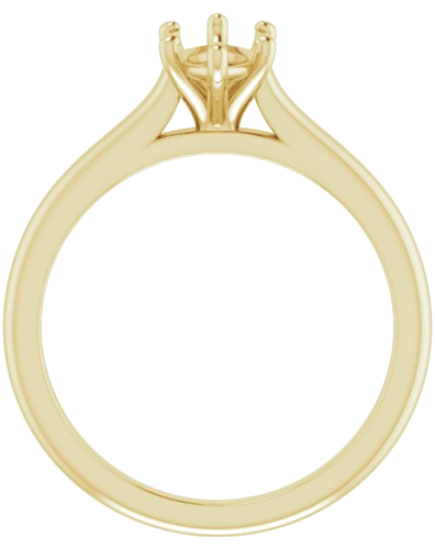 14K Yellow 10x5 mm Marquise Solitaire Engagement Ring Mounting (2)