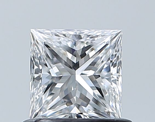 0.62 carat D-VVS2 Natūralus Princess Deimantas (1)